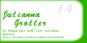 julianna groller business card